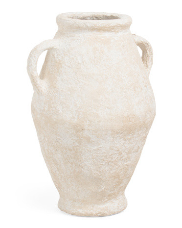 24in Paper Mache Decorative Jug With Handles | Marshalls