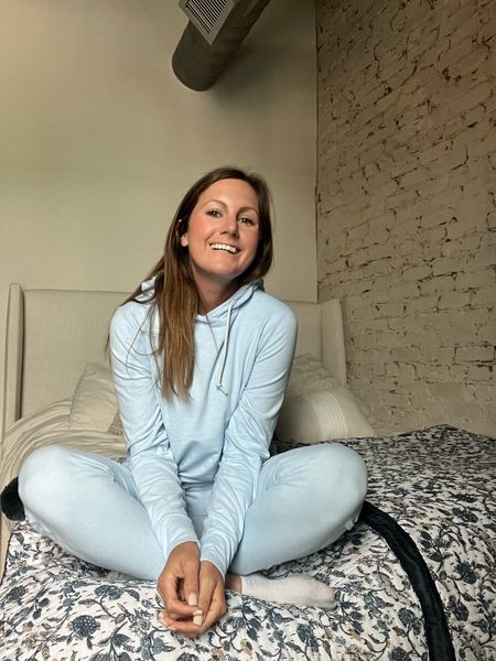 The coziest loungewear by Rhoback. I wore these every morning at the beach .. they are so soft. Perfect to sip cup of coffee on a front porch.

Baby blue hoodie and joggers
Athleisure 


Follow my shop @clairecumbee on the @shop.LTK app to shop this post and get my exclusive app-only content!

#liketkit #LTKU #LTKover40 #LTKmidsize
@shop.ltk
https://liketk.it/4Ezgi