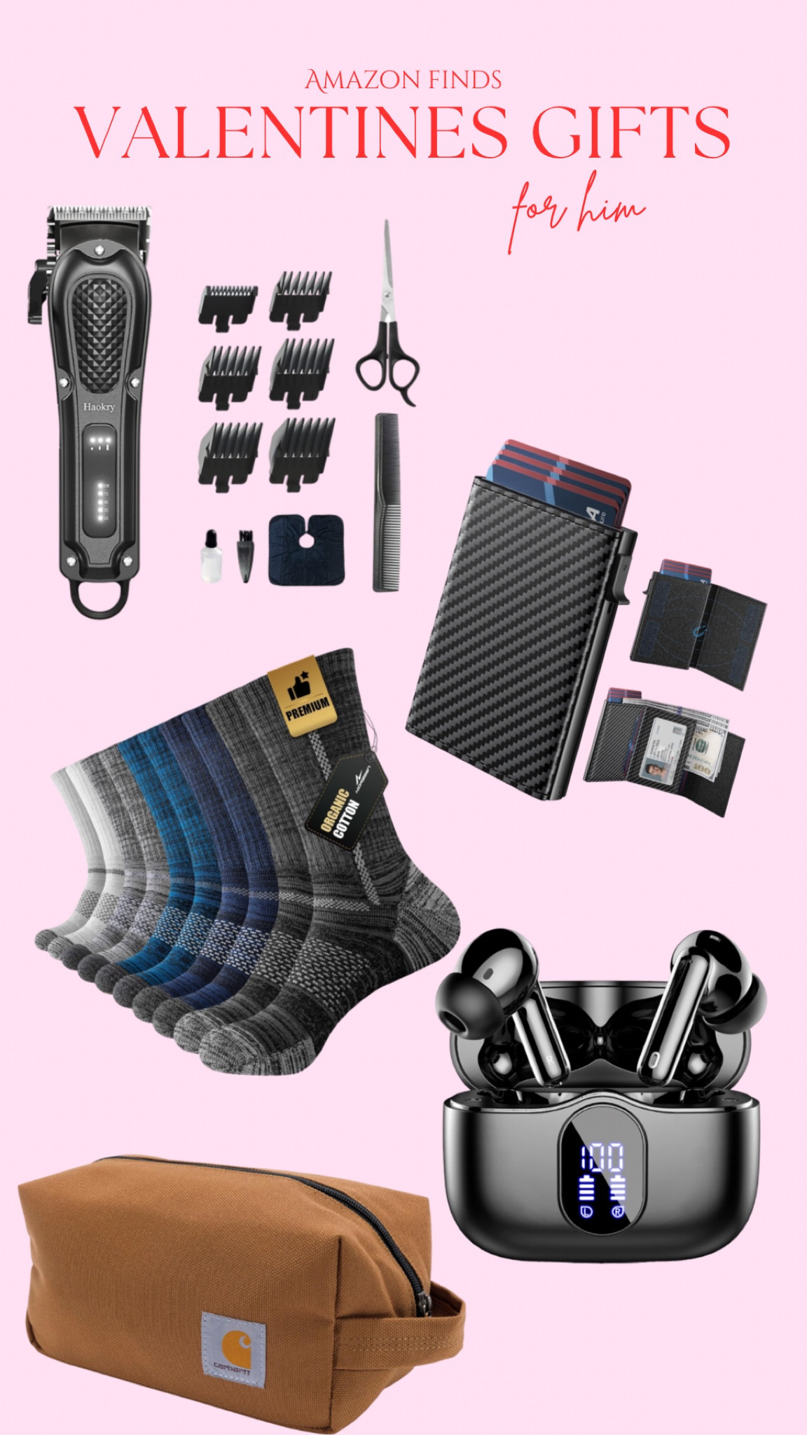 Valentine gift ideas for him under $50 🤍

#LTKGiftGuide #LTKMens #LTKFindsUnder50