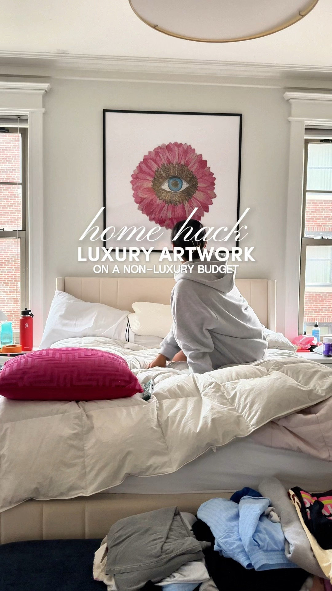 BOUJIE HOME ON A BUDGET 🩷🧿 
everything i used to create this diy artwork on a budget! 

#diyhomedecor #wallart #homedecor #apartmentstyling #interiordesign


#LTKFindsUnder50 #LTKHome