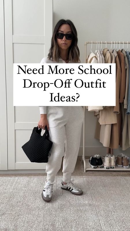 School drop off outfit ideas. Loving this in-between season where you can pair your summer pieces with fall layers. Keeping it all comfy but still pulled together. 

#LTKSeasonal #LTKfamily #LTKstyletip