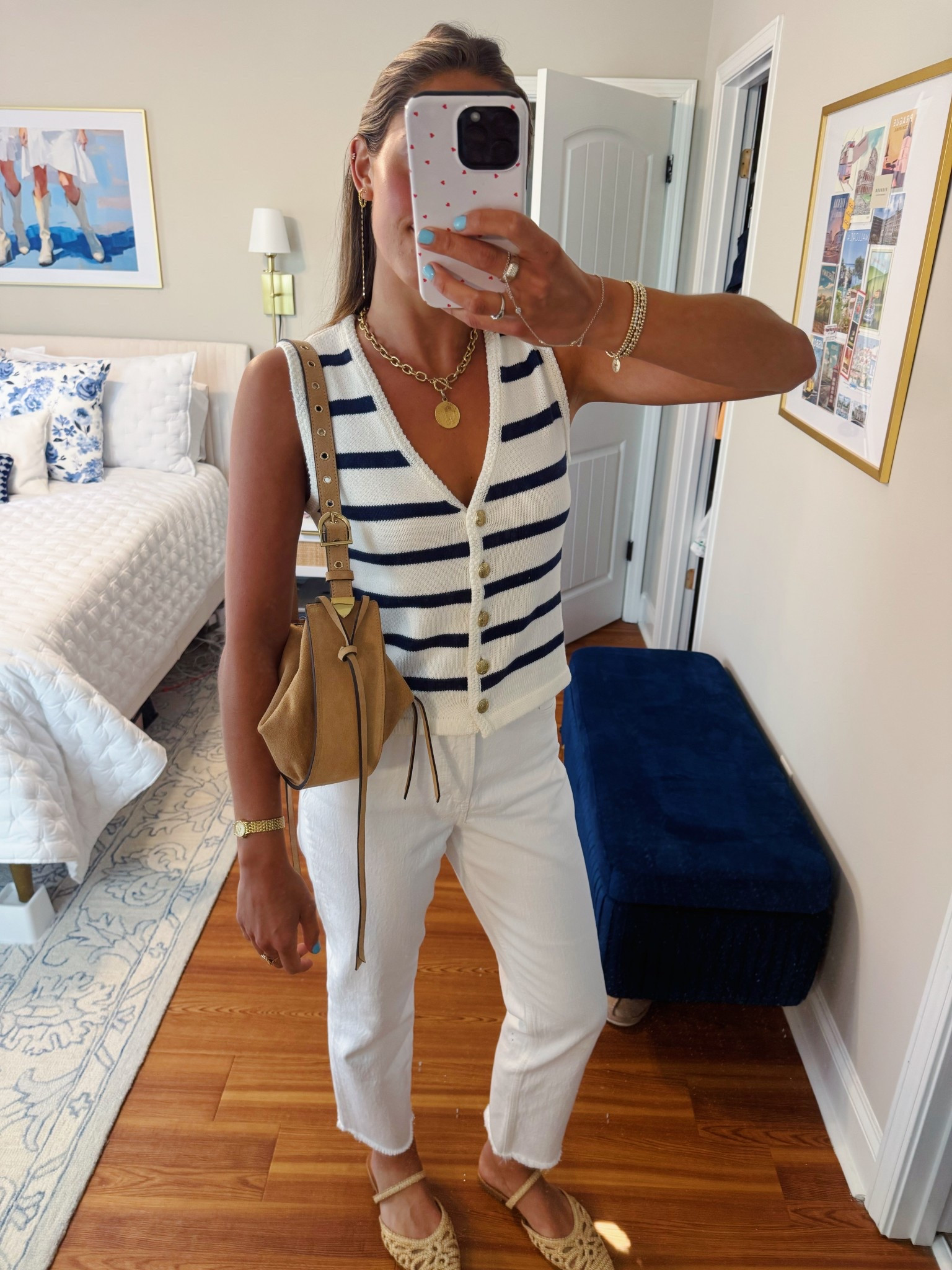 Spring outfit perfection!!💙

#LTKSeasonal #LTKFindsUnder100 #LTKItBag