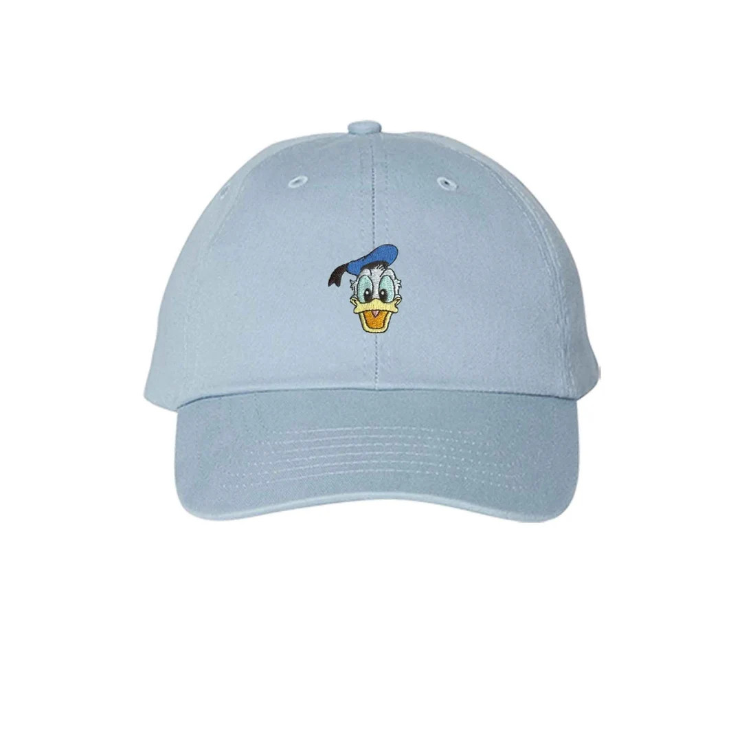 Donald Duck Hat, Adult Kids Sizes, Retro Donald Embroidered Hat, Mickey Friends Hat, Magic Kingdo... | Etsy (US)