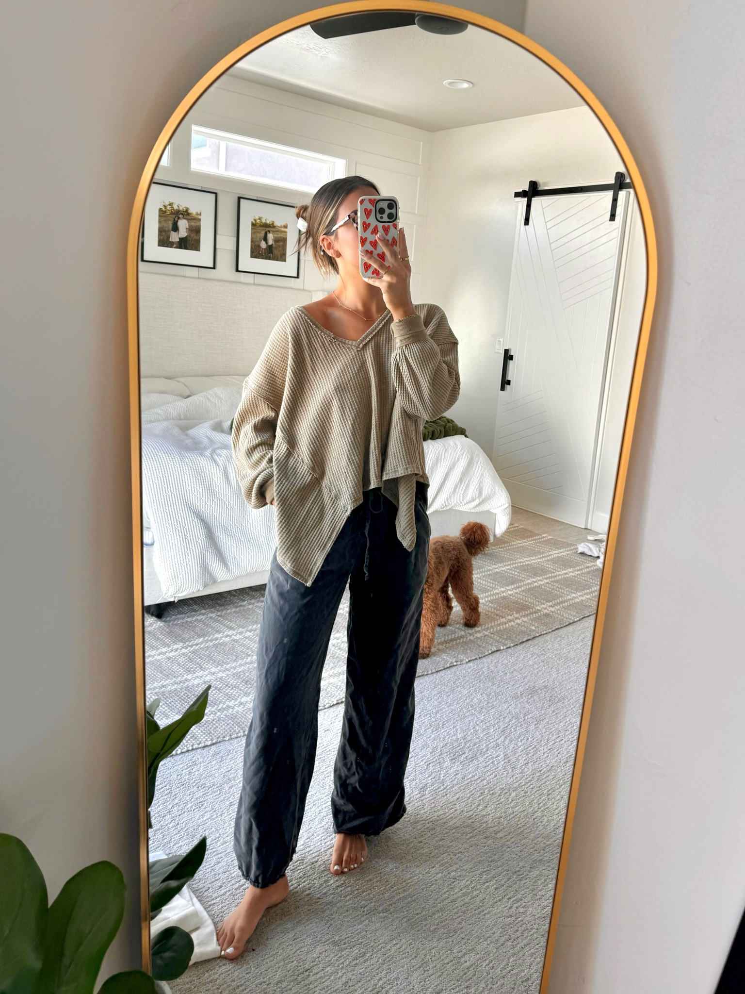 wearing a size XS in top & bottom! :) 