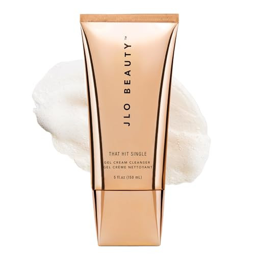 JLO BEAUTY Gel Cream Face Wash, Daily Facial Cleanser & Makeup Remover, Hydrating Sulfate Free Skin Care Formula with Antioxidants, Gentle Face Cleanser For Women, That Hit Single, 5 Oz | Amazon (US)