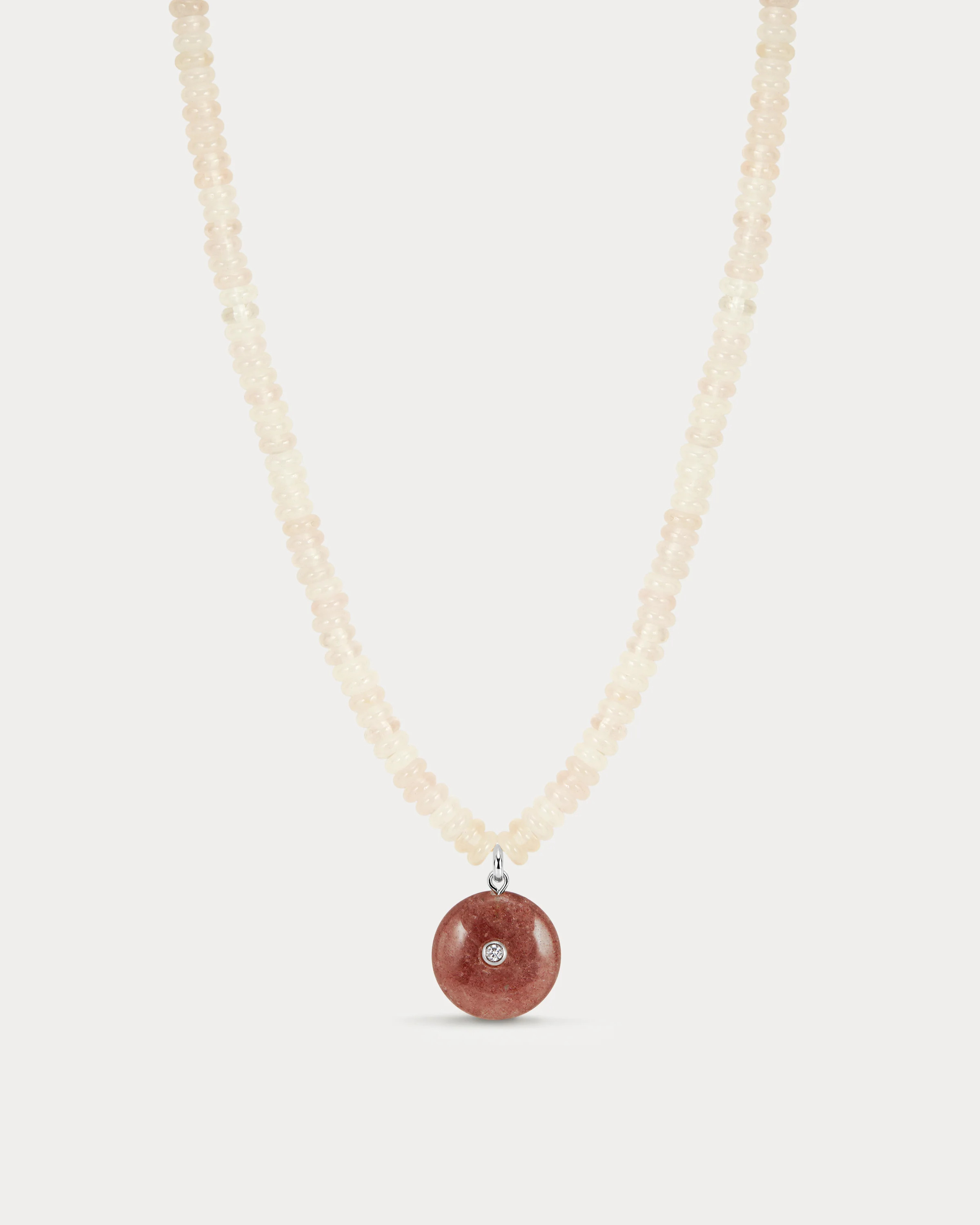 The Côte d'Azur Pendant Necklace- Silver | Luv Aj Inc.