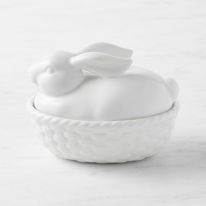 Sculptural Bunny Candy Bowl with Lid | Williams-Sonoma