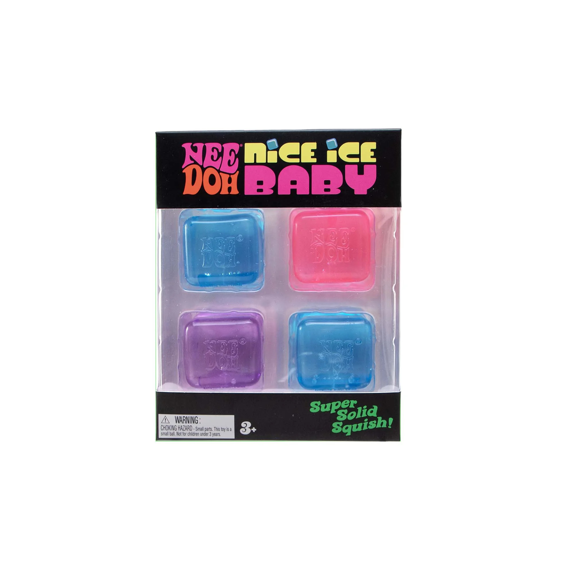 NeeDoh Nice Ice Baby, Satisfying Square Shaped Sensory Toys, (4 Pack Colors May Vary) Children Ag... | Walmart (US)