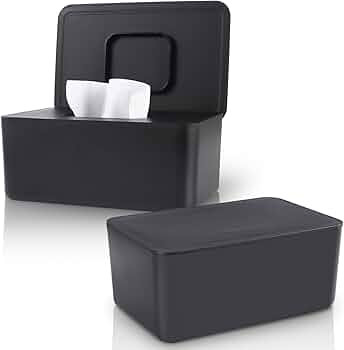 2 Pack LEQXGO Baby Wipes Dispenser, Wipes Dispenser Baby Wipes Case, Baby Wipe Holder for Fresh W... | Amazon (US)