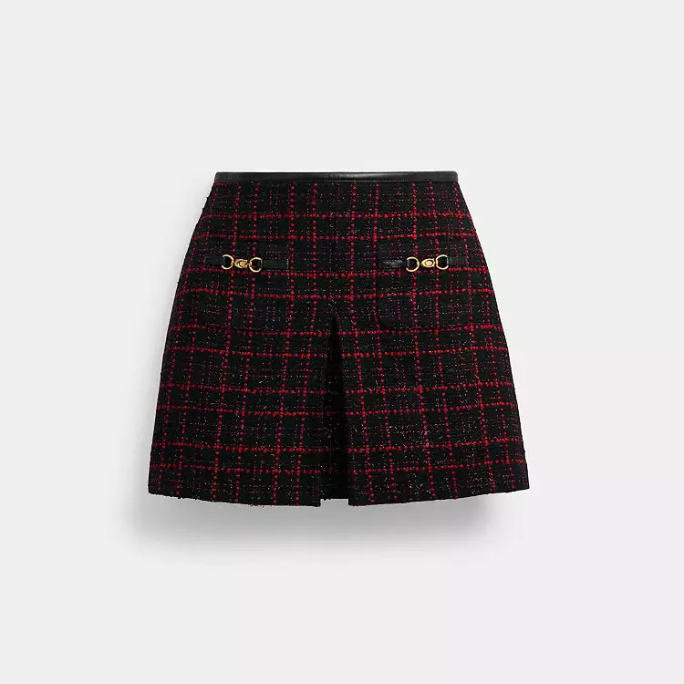 Sculpted C Tweed Skirt | Coach (US)