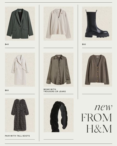 New from hm // fall budget outfits 