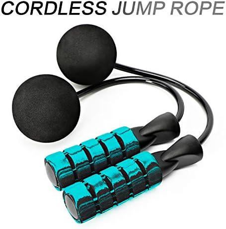 APLUGTEK Jump Rope, Weighted Ropeless Skipping Rope for Fitness, Tangle-Free Rapid Speed Cordless... | Amazon (US)