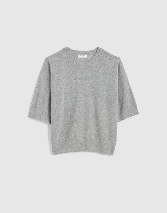 Relaxed Sweater Tee in 100% Cashmere | Madewell