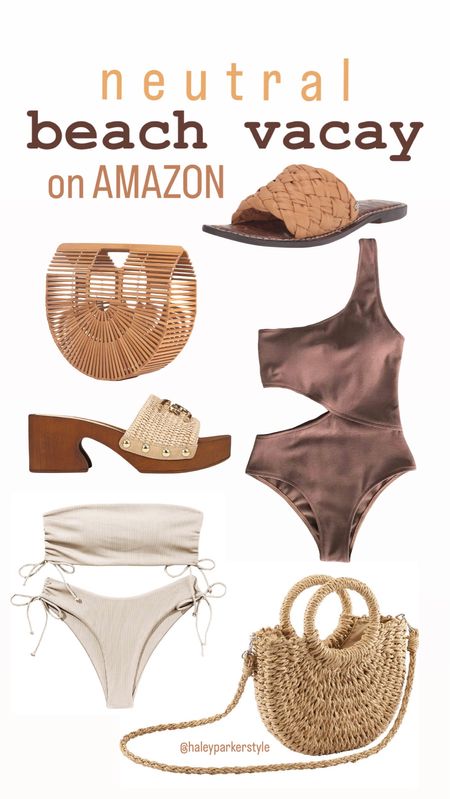 Neutral beach vacation
Neutral swimsuits
Cupshe swimsuit
Amazon swimsuits, one piece cut out swimsuit, tan shoes, small heel summer shoes, straw bag, straw shoes, tube top swimsuit, strapless bikini, side tie bikini, women’s one piece swimsuit, Amazon vacation outfits, honeymoon outfits, Caribbean outfits, Florida outfits, neutral inspo, neutral girl inspo, beige girl aesthetic 

#LTKshoecrush #LTKswim #LTKitbag
