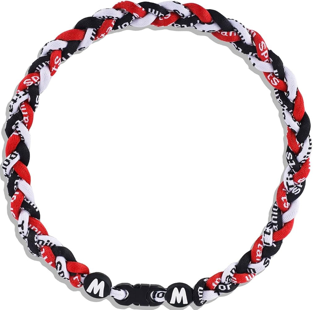 Premium 18inch Baseball Necklace w/Nylon Tri-Braided Rope Tornado Design | Amazon (US)