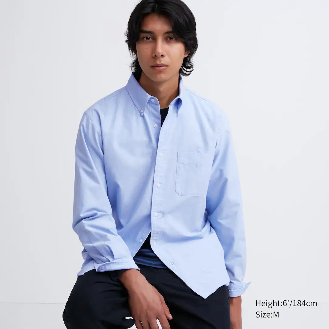 Regular Fit Oxford Shirt | UNIQLO (UK)