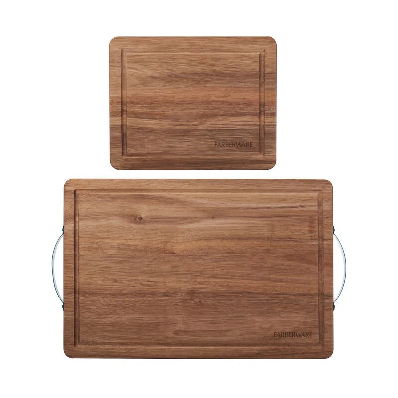 Farberware Acacia Cutting Board Set, Set Of 2 | Wayfair North America