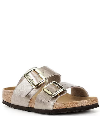 Birkenstock Women's Sydney Luxe Buckle Detail Slide Sandals | Dillard's | Dillard's