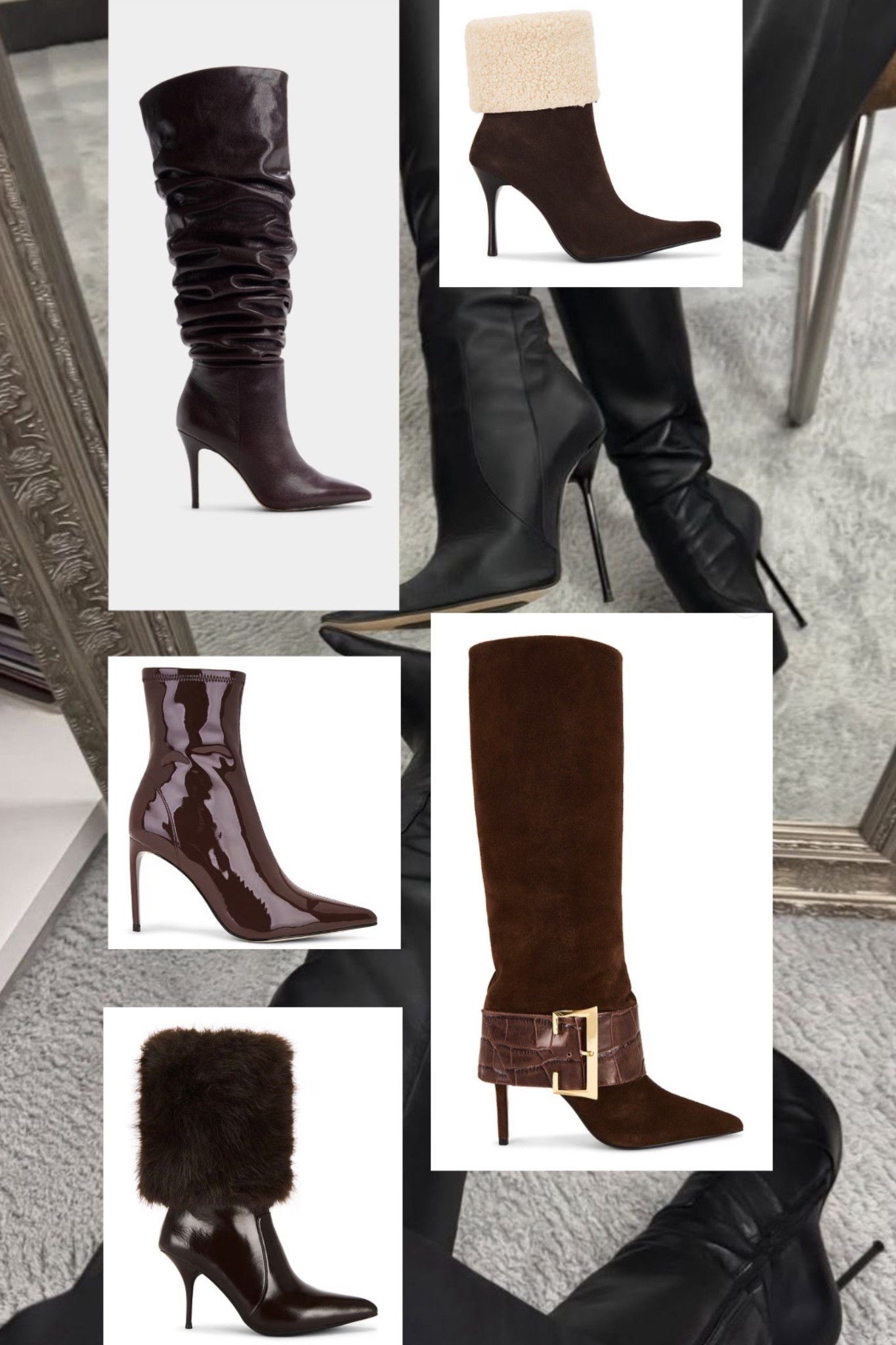 The ultimate winter boot edit for a night out🖤🥂
If you are looking for that "baddie" aesthetic, it all starts with the shoes. We’ve rounded up the sleekest knee-highs and sharpest ankle boots that instantly elevate any outfit. Whether you want a patent leather moment or a classic pointed toe, these pairs are giving major main character energy✨

#dateoutfit #boots #winterfashion #partyoutfit #shoeaddict

#LTKSeasonal #LTKGiftGuide #LTKSaleAlert