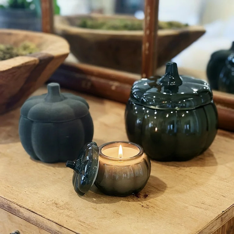 Better Homes and Gardens 3-Wick Pumpkin Jar Candle, Fresh Cut Frasier, 30 oz - Walmart.com | Walmart (US)