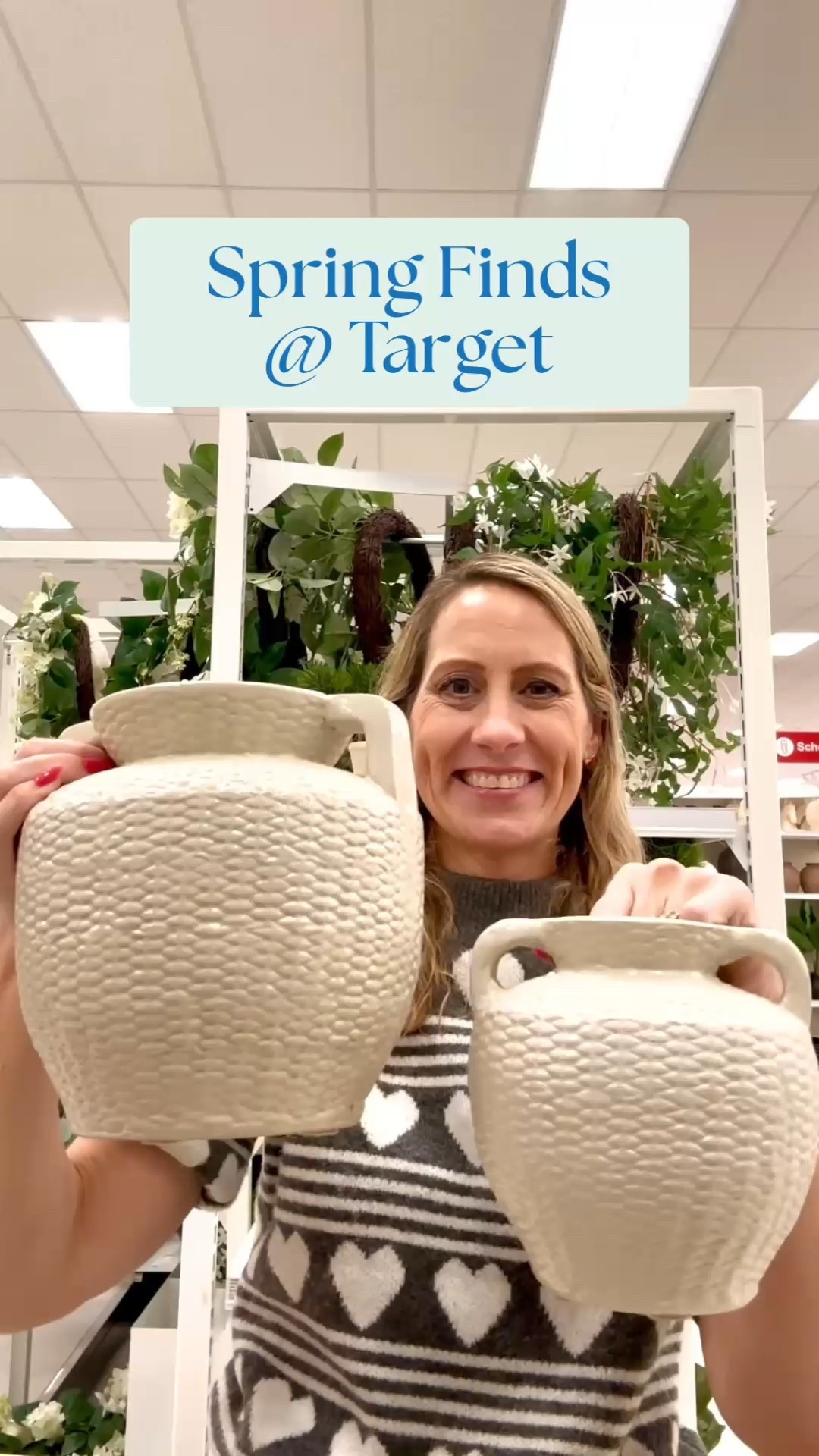 Spring Vases at Target 🌿🏺
Part 4 of my Spring Finds series — sharing the prettiest ceramic vases in soft whites and classic shapes. Perfect for fresh florals, branches, or styling shelves for a clean coastal look.


#LTKHome #LTKSeasonal #LTKOver40