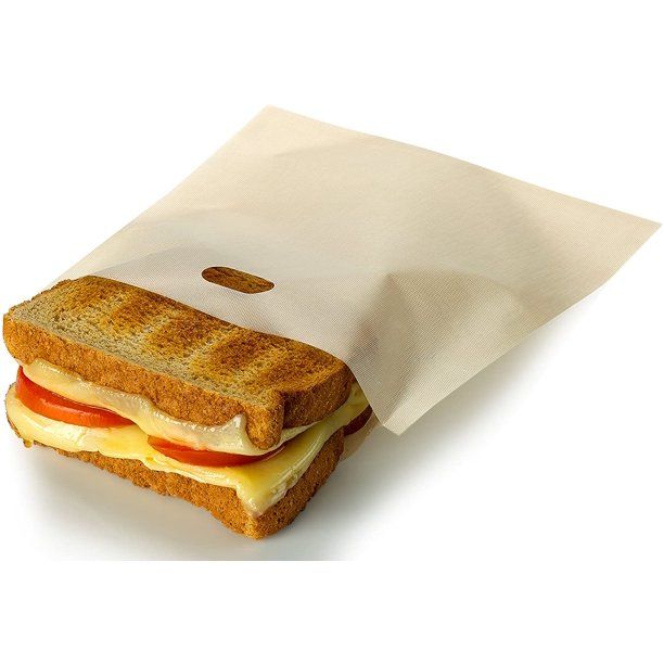 RL Treats Non Stick Reusable Toaster Bags for Sandwich and Grilling, Pack of 3 | Walmart (US)