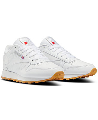Reebok Women's Classic Leather Casual Sneakers from Finish Line & Reviews - Finish Line Women's S... | Macys (US)