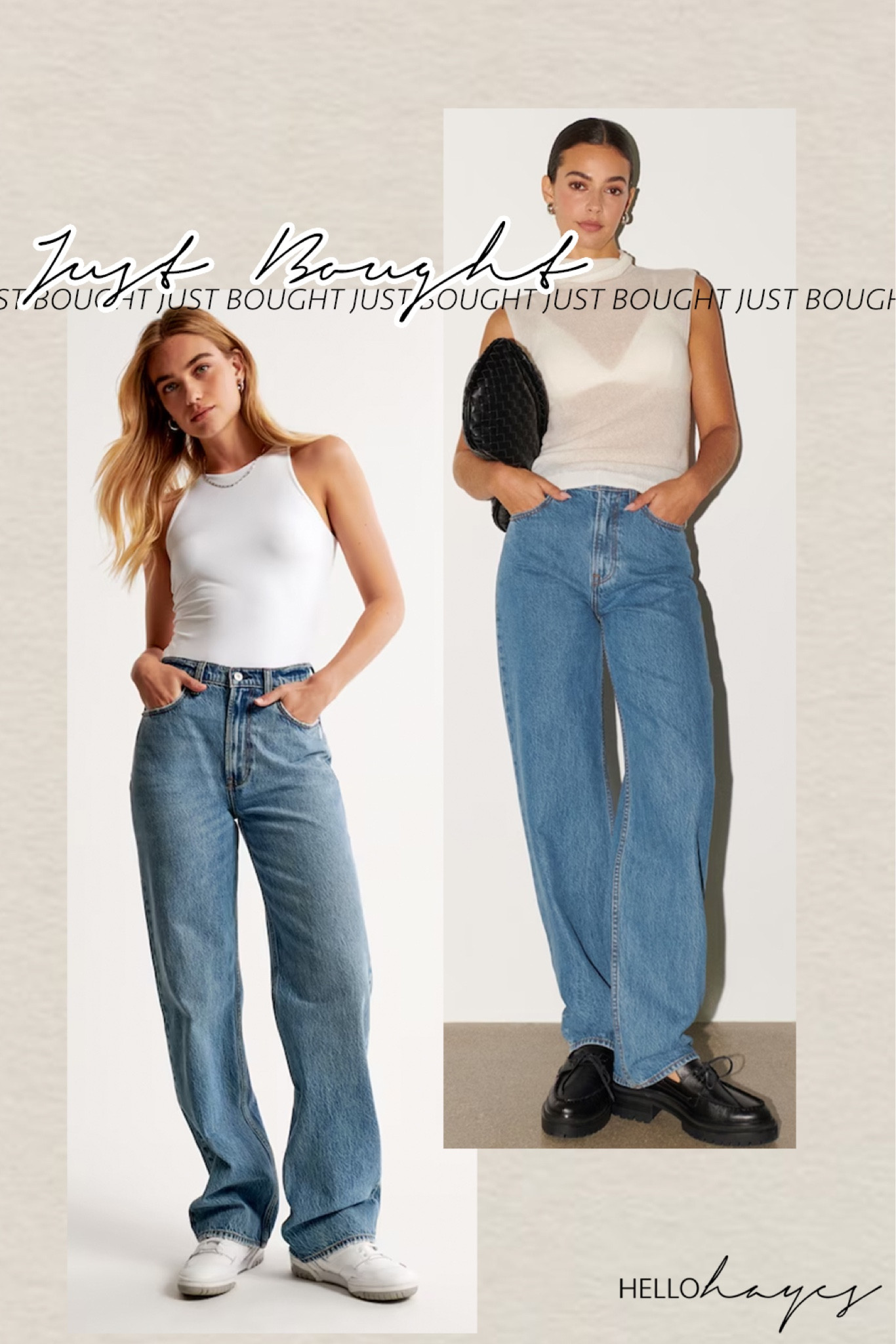 Just purchased these loose fit jeans from Abercrombie. They still have most sizes available in regular length right now! 

#wide #leg #tapered #jeans #high #rise #loose #fit #midsize #curve #love 

#LTKmidsize #LTKSale #LTKfindsunder100