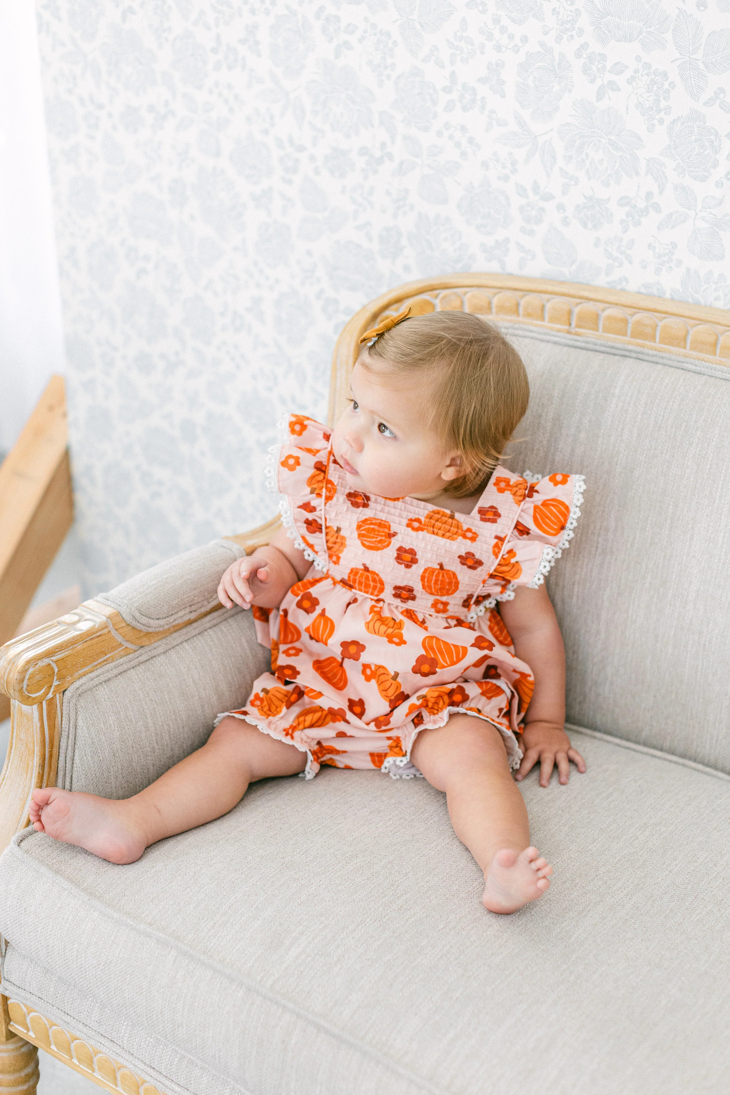 Autumn Pumpkin Diaper Cover Set | Poppy Kids Co