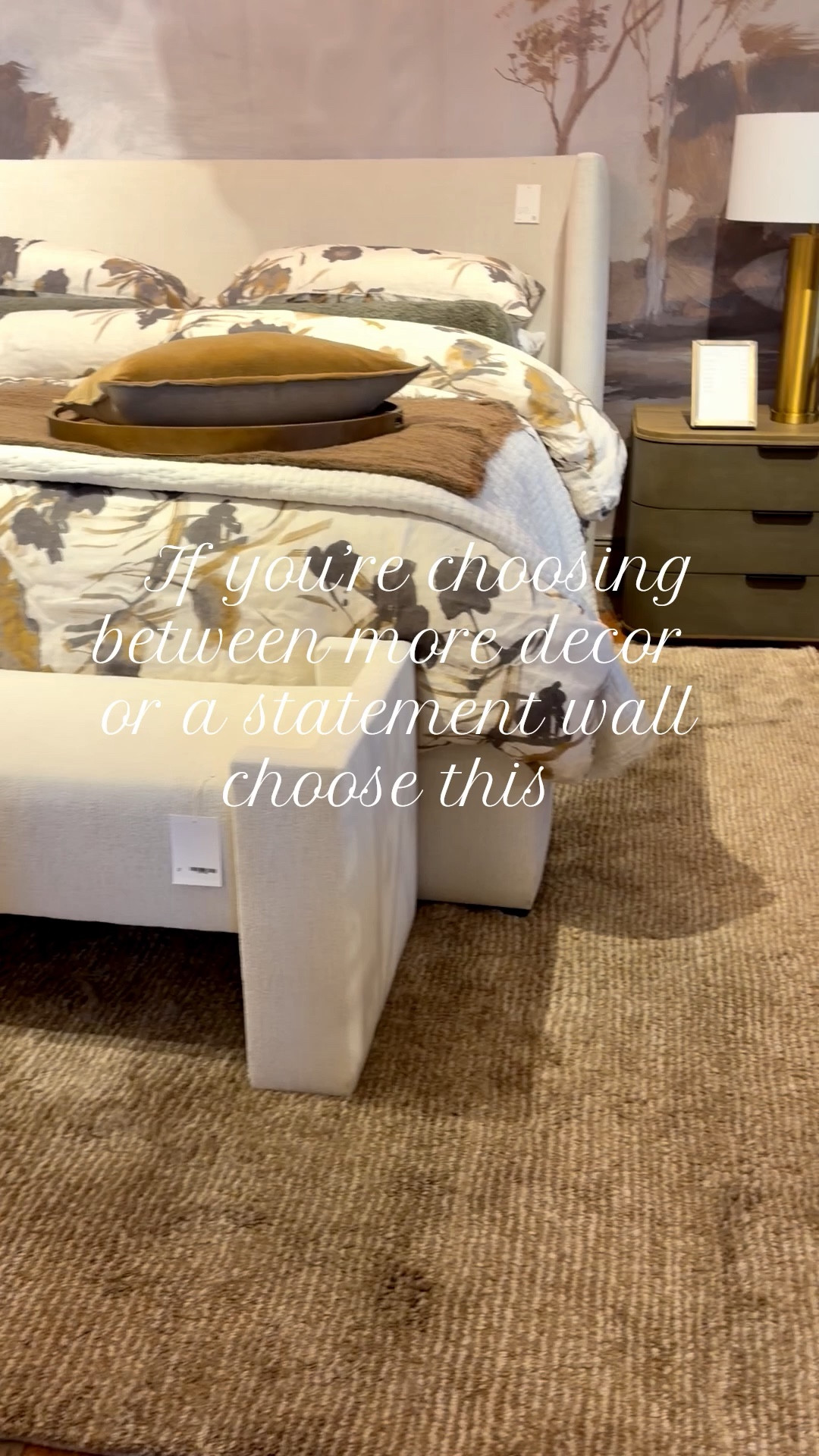 Murals are in
Full wall murals in your bedroom instantly create a custom, high end feel without adding clutter
Layer it with a chandelier over the bed and watch the entire room come alive
Lighting finishes the room every single time

Shop the exact pieces in my LTK


#LTKHome #LTKselfcare #LTKdayinmylife