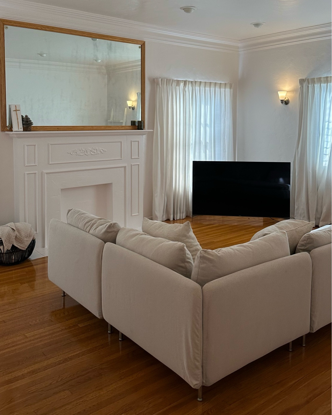 got lots of love on my house update on instagram of our couch! super affordable, comfy, and modern 🤍

#LTKhome