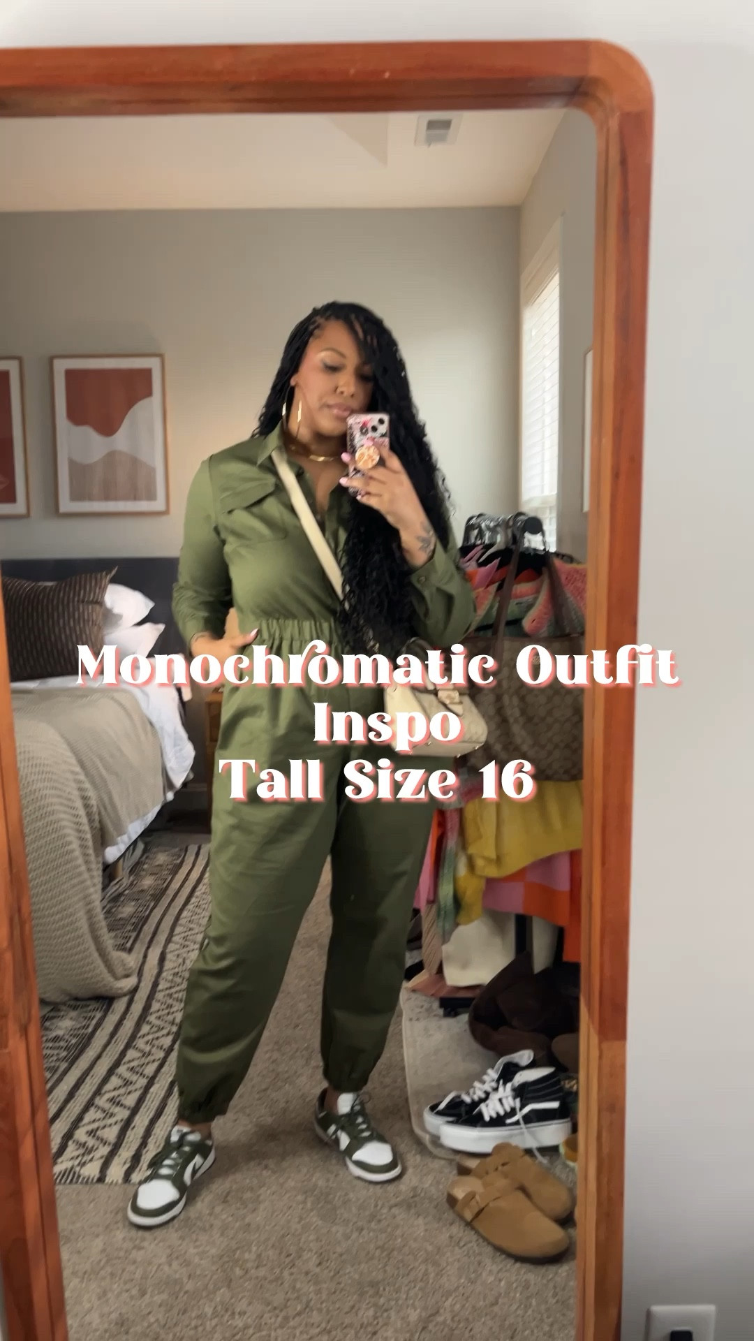 Monochromatic Outfit Inspo on a Tall size 16. I’m wearing a 2x in the jumpsuit. Fashion Nova isn’t on LTK so I have an alternative linked.

#LTKstyletip #LTKplussize 

Tall women fashion
Tall girl friendly fashion
Tall women
6’0

#LTKVideo