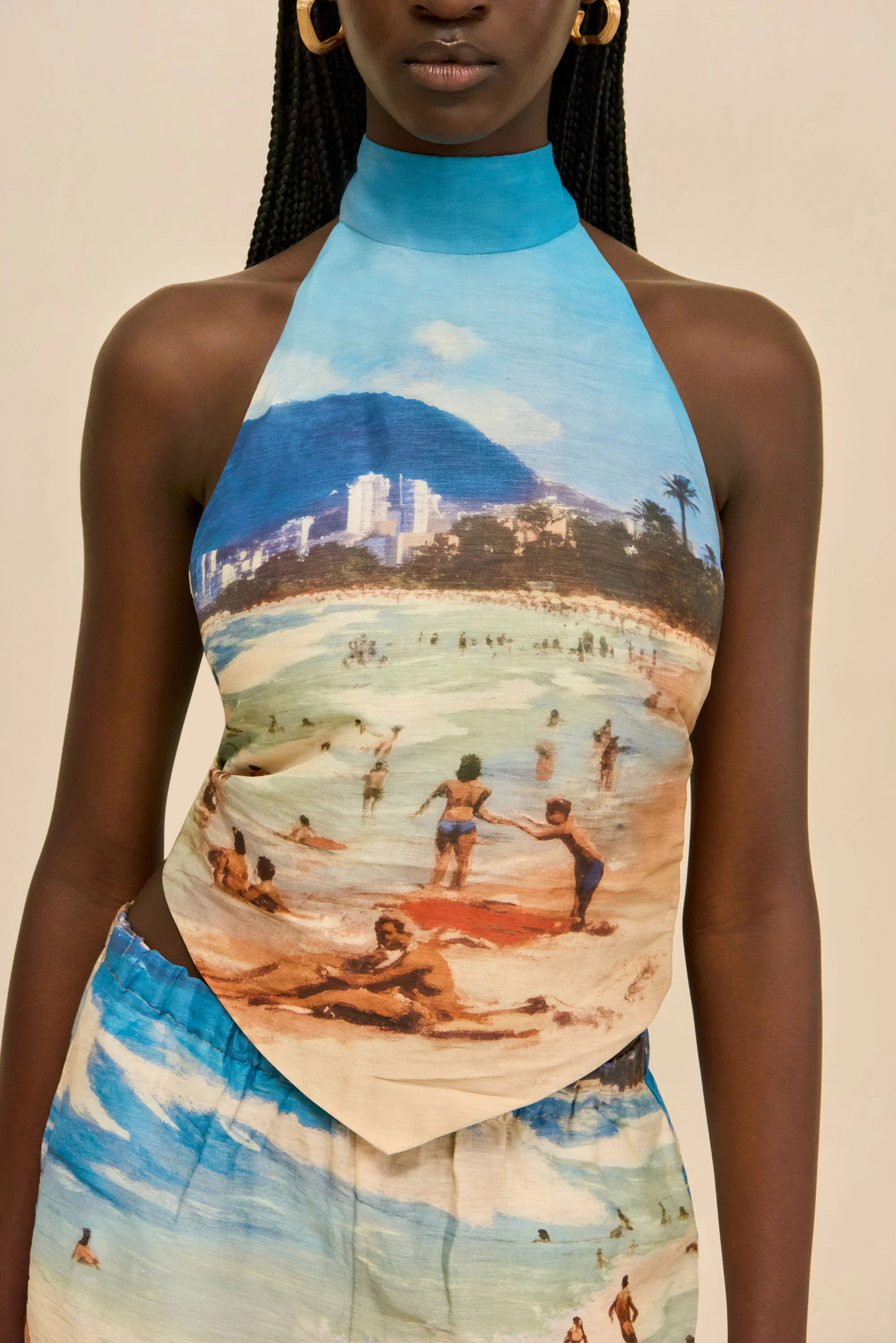 BINA TOP - RIO BEACH PRINT | Cult Gaia - US