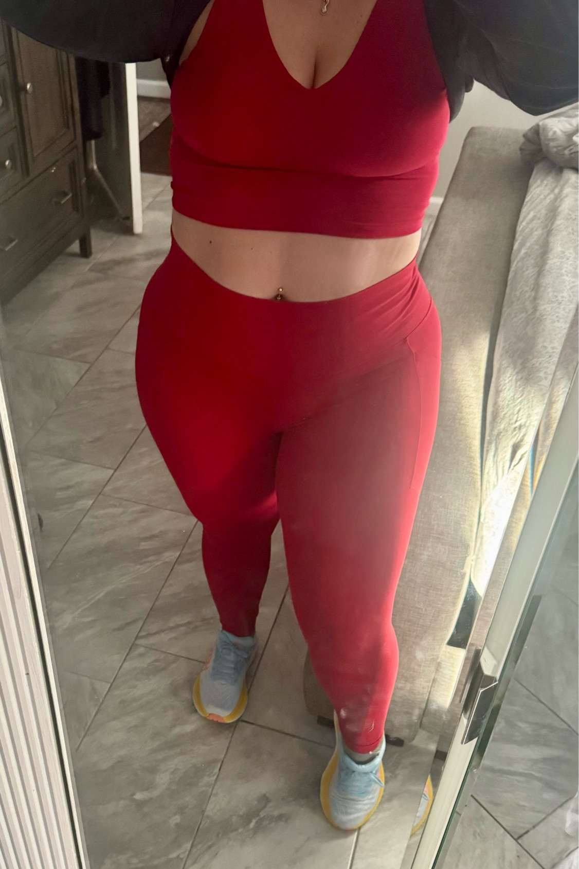 fell in L❤️VE with this athleta set!!  Would look so cute paired with a white pair of sneakers. 
Shown in top:L Bottom:XL (tts)
sneakers: Hoka Bondi size 8


#LTKSaleAlert #LTKFitness #LTKActive