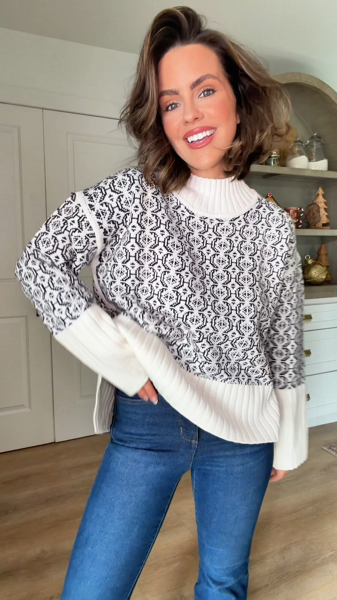 Wearing a xs in everything but dog sweater-wearing a XXL
Jeans in a size 0 regular length
Shoes are true to size 


✨ Walmart Fashion Haul ✨
You guys… the quality on these Walmart pieces is so good, it honestly feels designer without the price tag. From cozy sweaters to elevated everyday basics, every piece looks and feels way more expensive than it is. I’m seriously impressed with how far Walmart fashion has come — think chic, comfortable, and totally wearable for fall and winter! Affordable style never looked this good. 🖤

#WalmartFashion #WalmartFinds #AffordableStyle #WalmartOutfit #BudgetFriendlyFashion #FallOutfits #WinterStyle #EverydayOutfits #ChicOnABudget #WalmartHaul

#LTKootd #LTKFindsUnder50 #LTKStyleTip