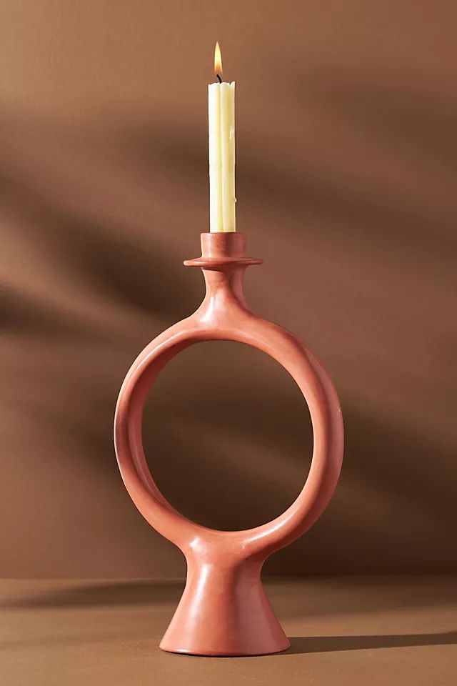 Moroccan Ring Taper Candlestick | Anthropologie (US)