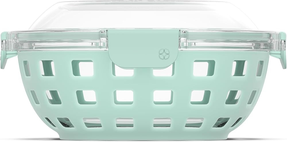 Ello DuraGlass Food Storage Glass Lunch Bowl - Meal Prep Container with Silicone Sleeve and Airti... | Amazon (US)