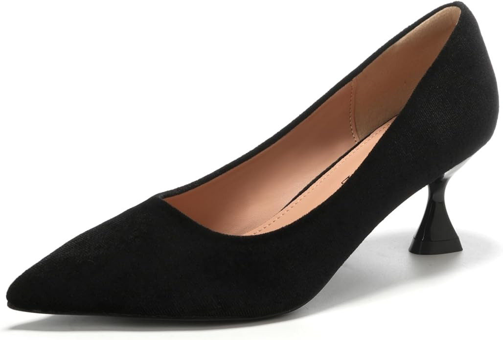 EBYNUE Women's Kitten Pumps Dress Shoes | Amazon (US)