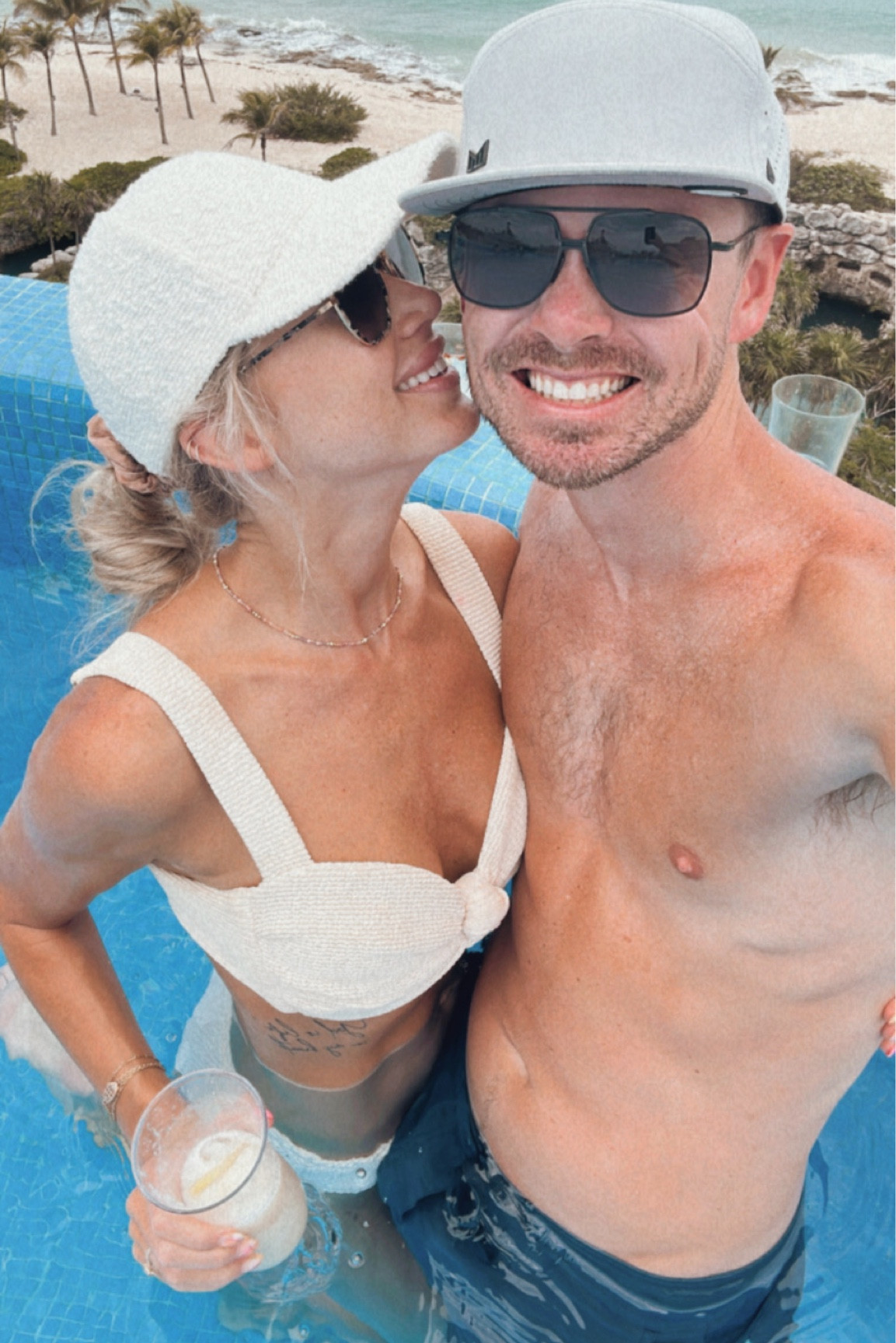 Favorite swim bikini | teddy hat and sunglasses 

#LTKmens #LTKFind #LTKswim