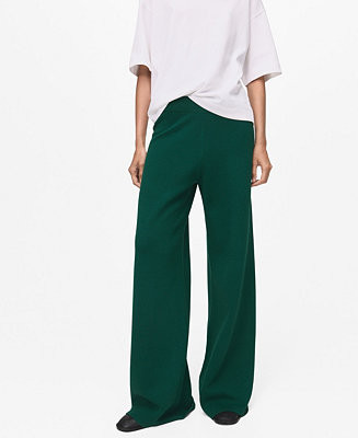 Women's Fine-Knit Straight-Fit Pants | Macy's