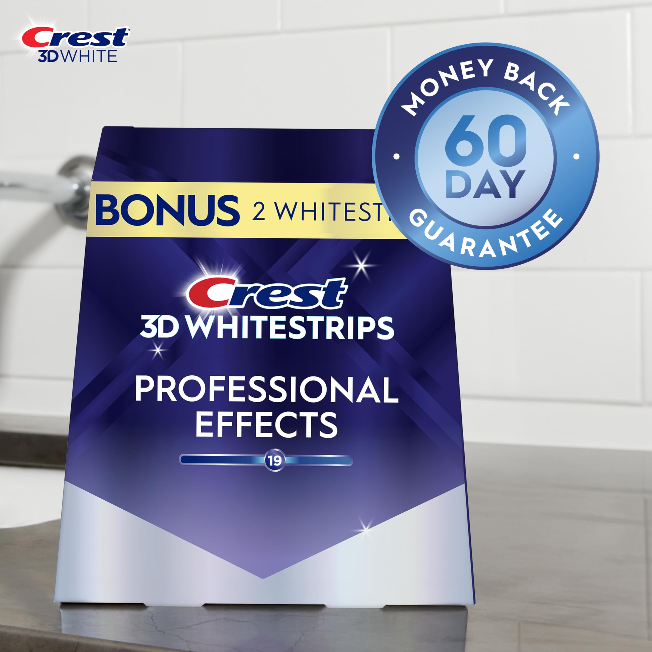 Crest 3D Whitestrips Professional Effects – Teeth Whitening Kit, 22 Treatments (20 + 2 Bonus), ... | Amazon (US)