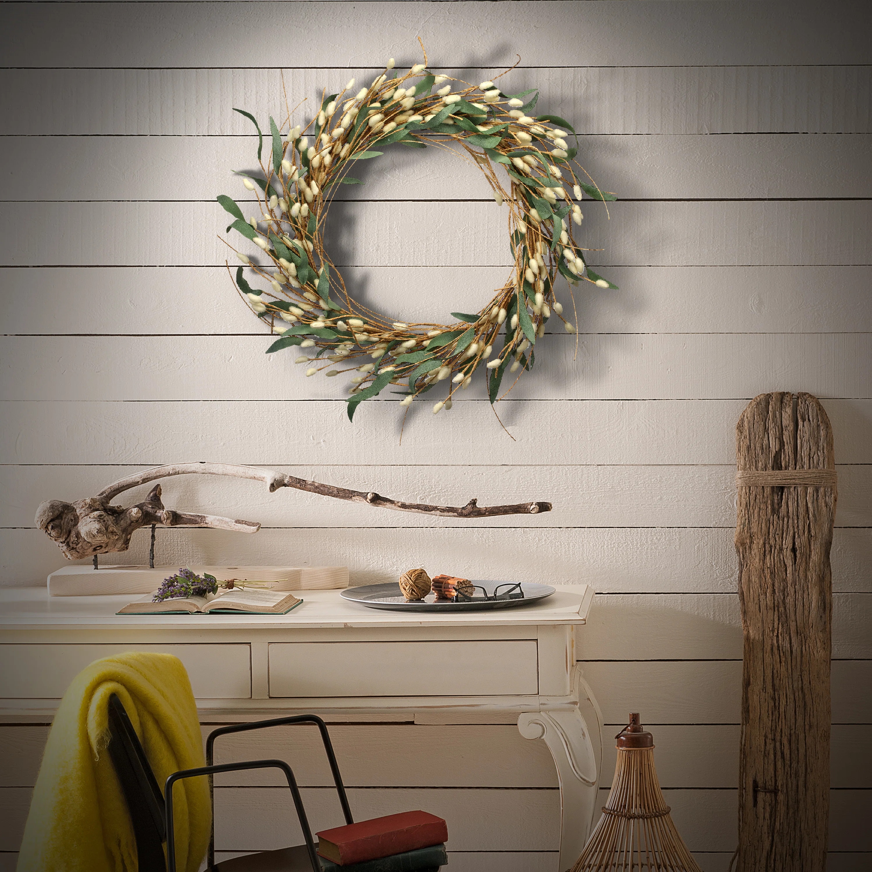 Faux Mixed Assortment Polyester 24'' Wreath | Wayfair North America