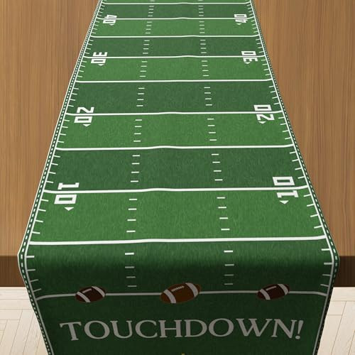 OHOME Football Party Decorations for Super Game Bowl 2026 - Game Day Table Runner | Football Decor Party Supplies - Football Theme Birthday Decorations Holiday Tablecloth Banner for Home | Amazon (US)