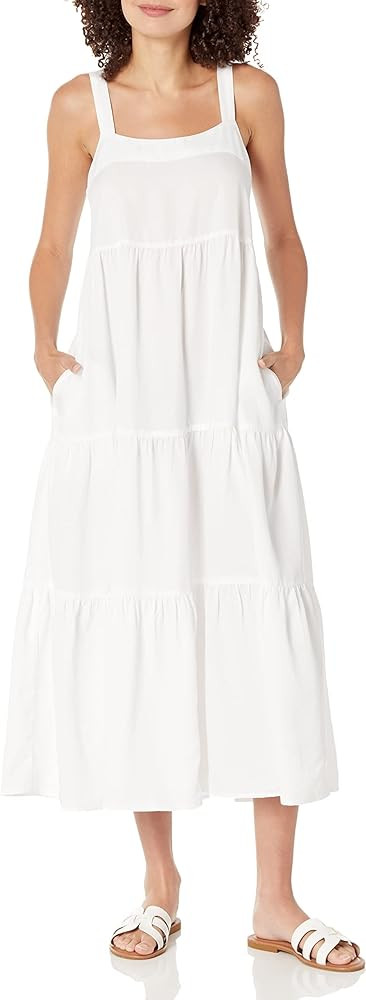 The Drop Women's Britt Tiered Maxi Tent Dress | Amazon (US)