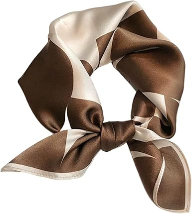 Aufeel Women's 100% Pure Mulberry Silk Small Square Scarf - Neckerchief Women - Silk Headscarf - ... | Amazon (US)