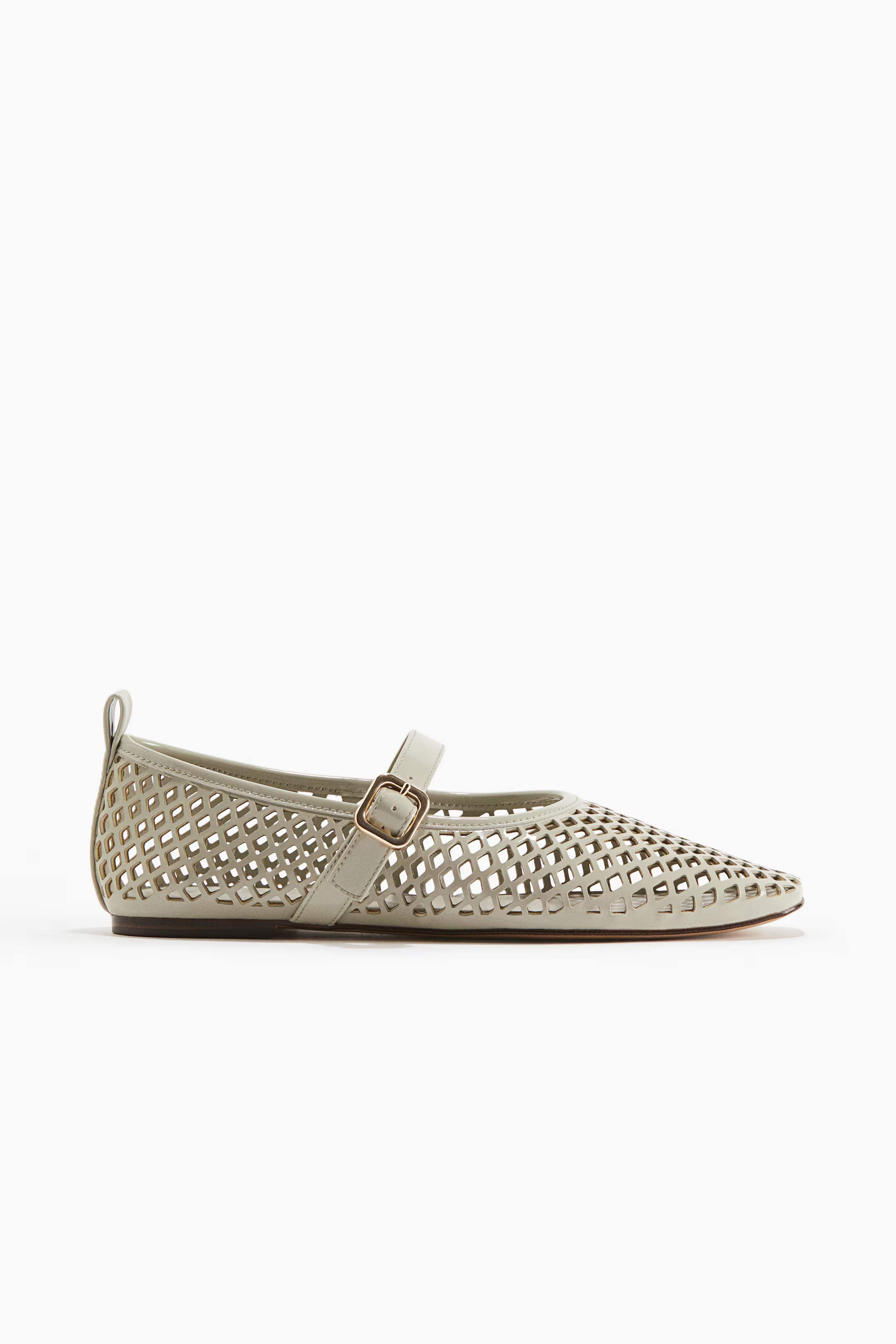 Perforated Mary Jane Ballet Flats | H&M (US + CA)