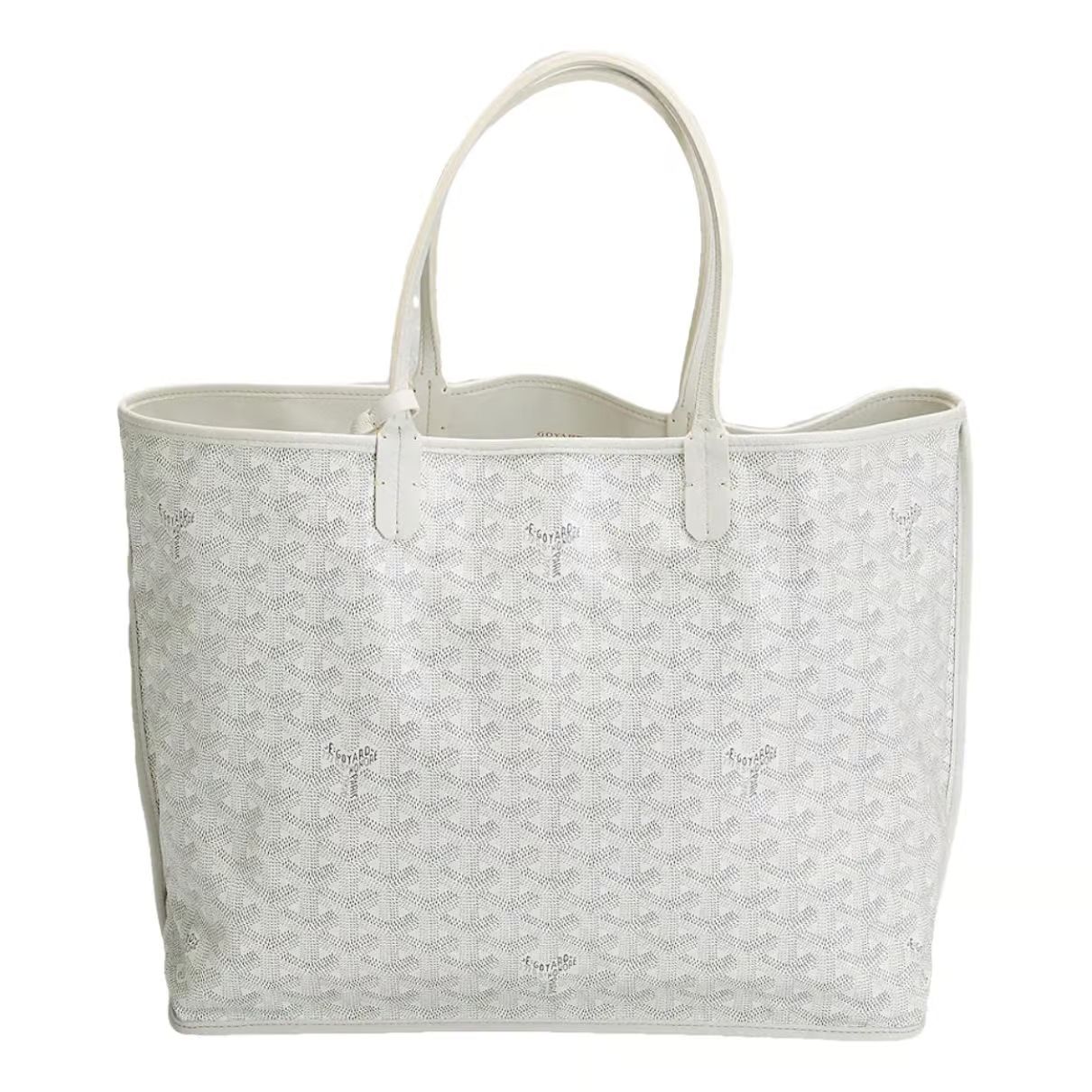 Anjou leather tote Goyard White in Leather - 34606193 | Vestiaire Collective (Global)