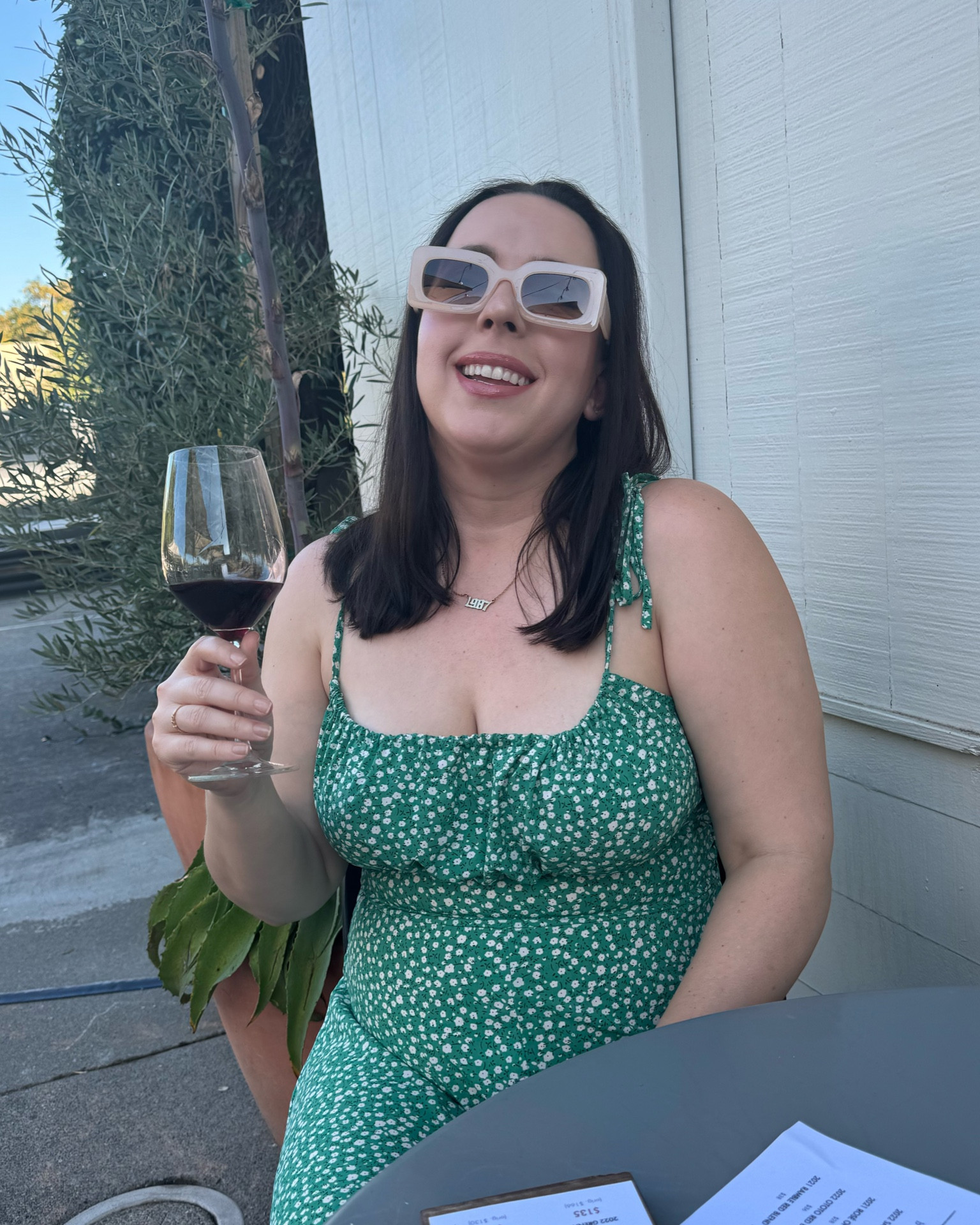 Summer outfit / green romper / beige sunglasses / wine tasting outfit 

#LTKStyleTip #LTKMidsize #LTKFindsUnder50