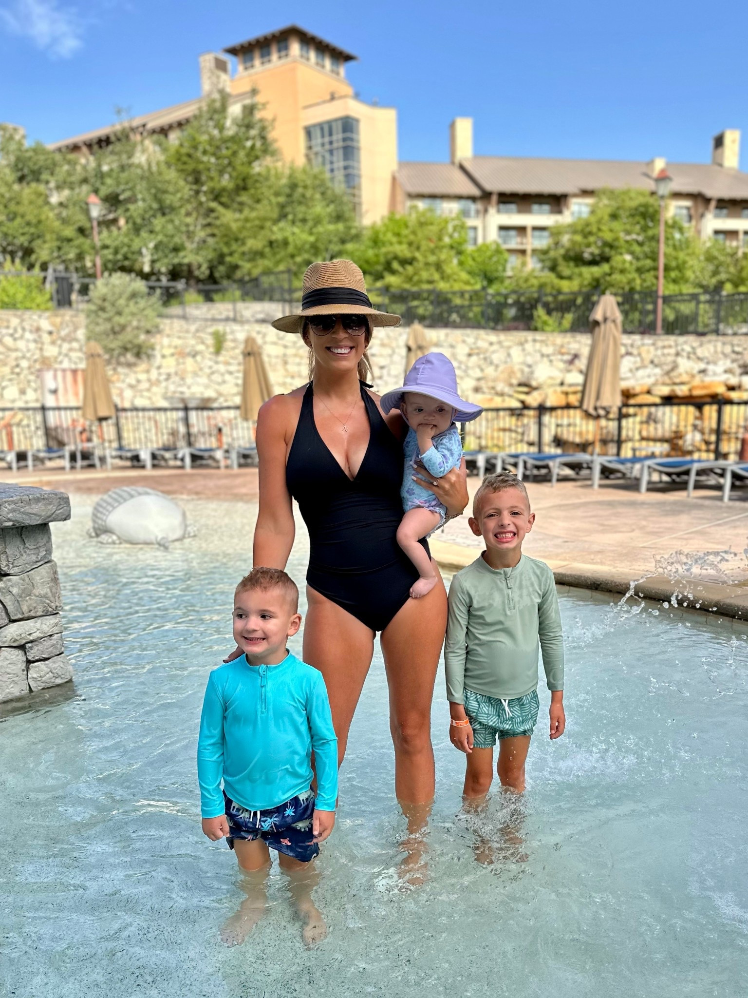 Another family vacation in the books! I can’t believe this is our 4th year coming here, and this time with baby Nora! 💕 She did soo good! Slept amazing and just took in all the chaos around her! And the boys were loving all of the water slides, pools, snacks, and just hotel life in general (room service, elevators & room keys! 😂) We were already saying how next year Nora will be running around trying to keep up with them 🥹 and Nico asked how many days are in a year till we come back. Trying to bottle in all these sweet moments while they’re all still little 🫶🏽

#LTKSwim #LTKKids #LTKBaby