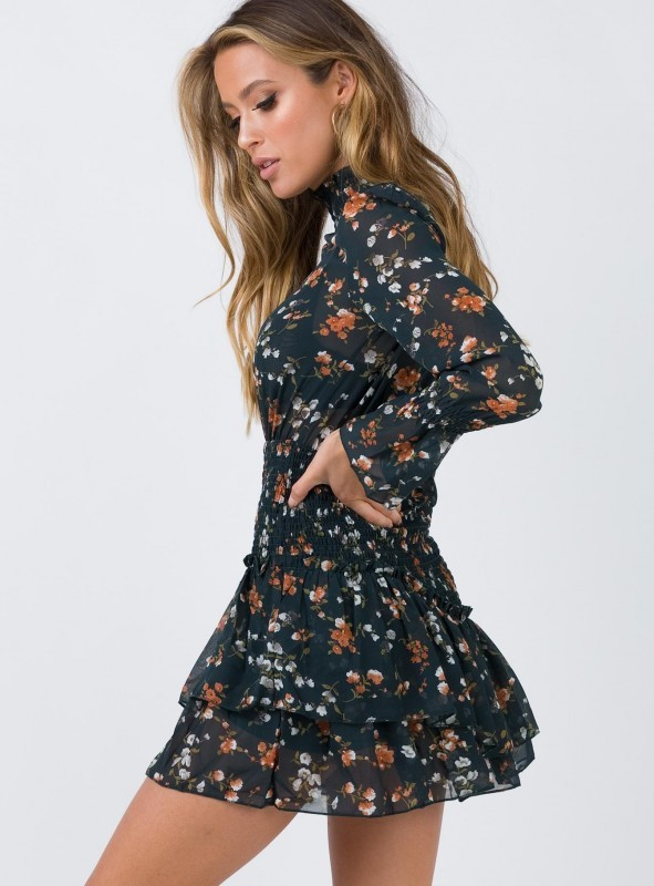 Evening Bloom Mini Dress | Princess Polly